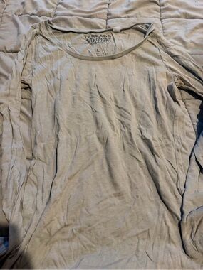 Threads 4 Thought Men's Long Sleeve Crew Neck Shirt - Beige